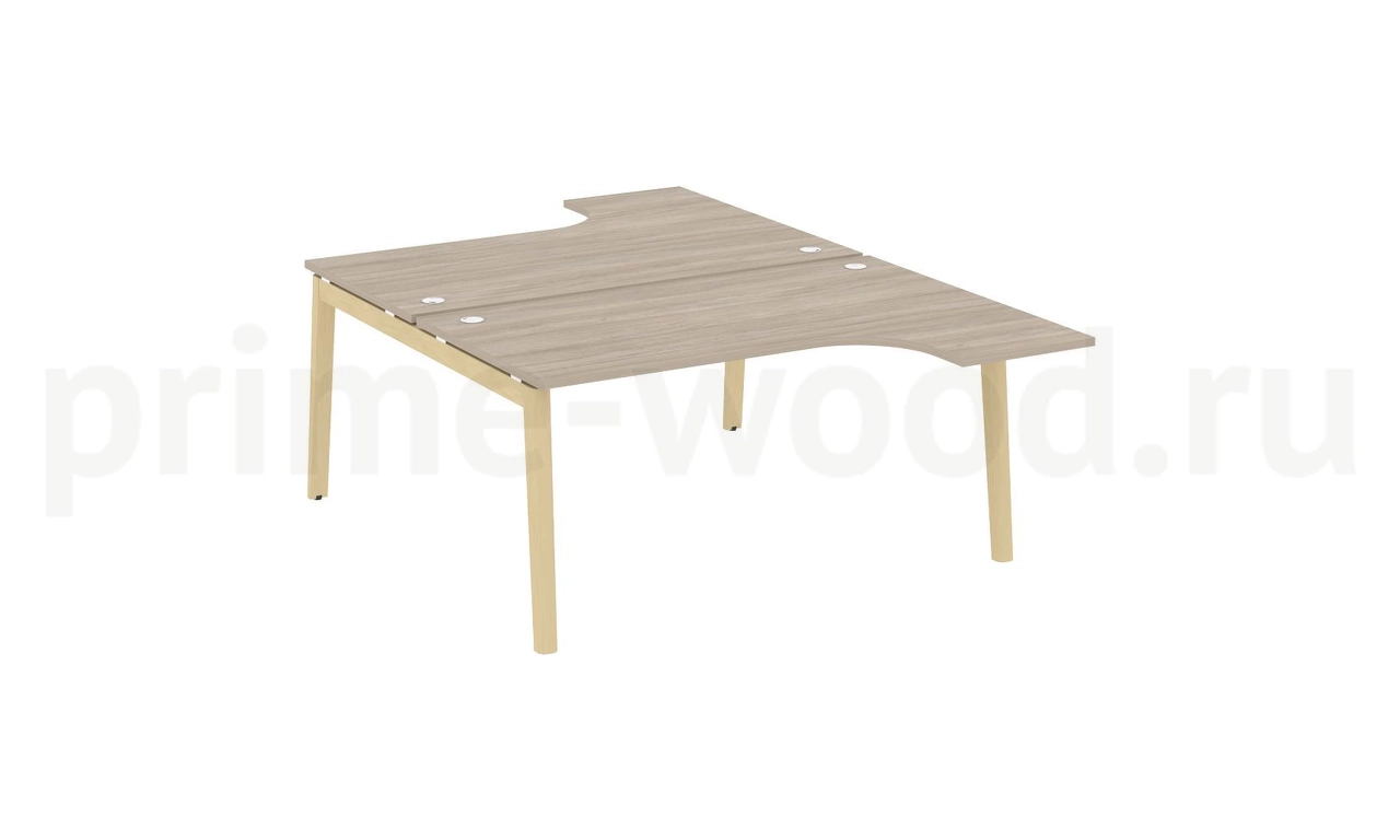 Рабочая станция, опоры - массив дерева ONIX WOOD 158x240x75 - фото 1